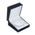 Custom Jewelry Luxury black Color Velvet Wedding Luxury Ring Box With Your LOGO